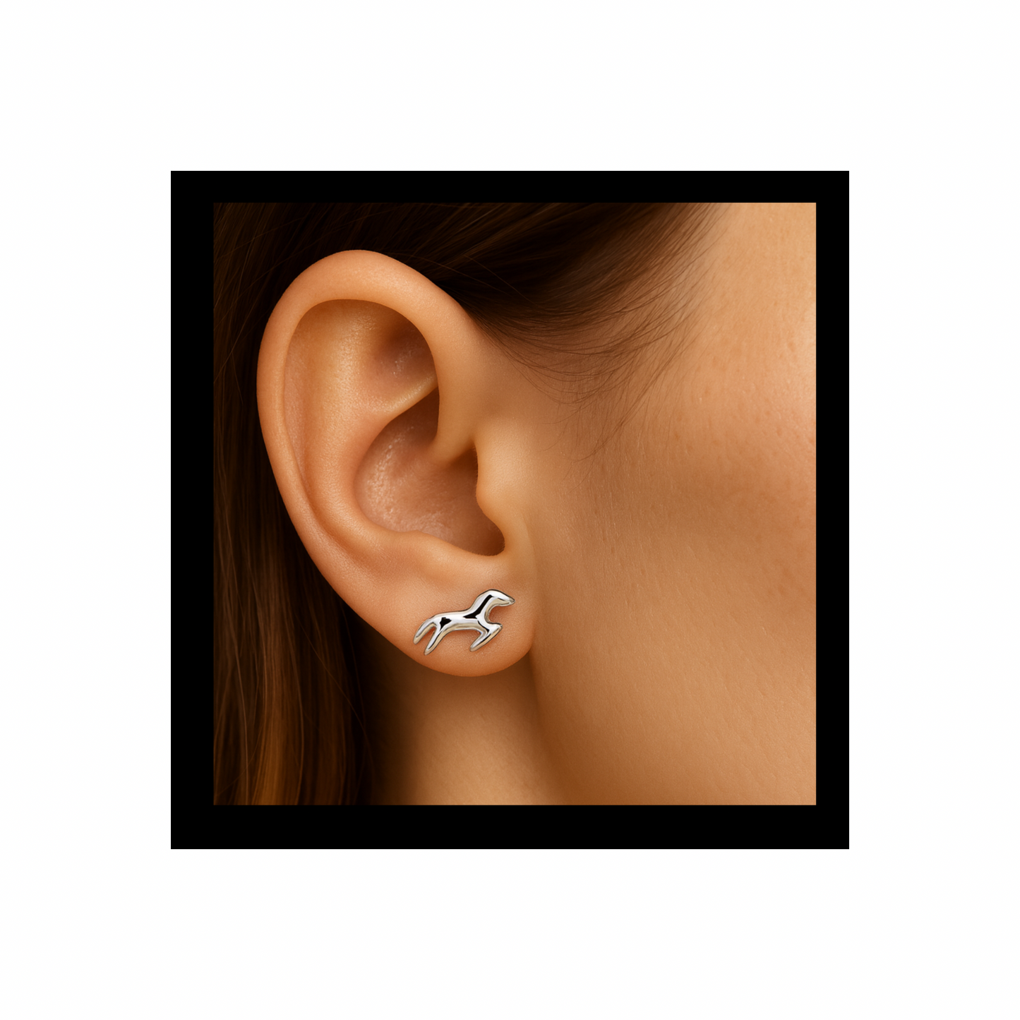 Sweetie Studs in 10K White Gold